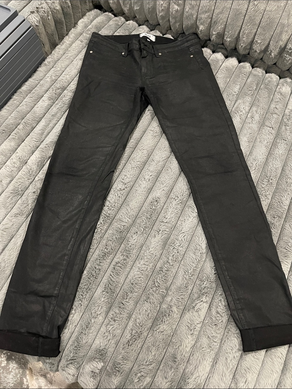 PAIGE Black Slim Fit Jeans